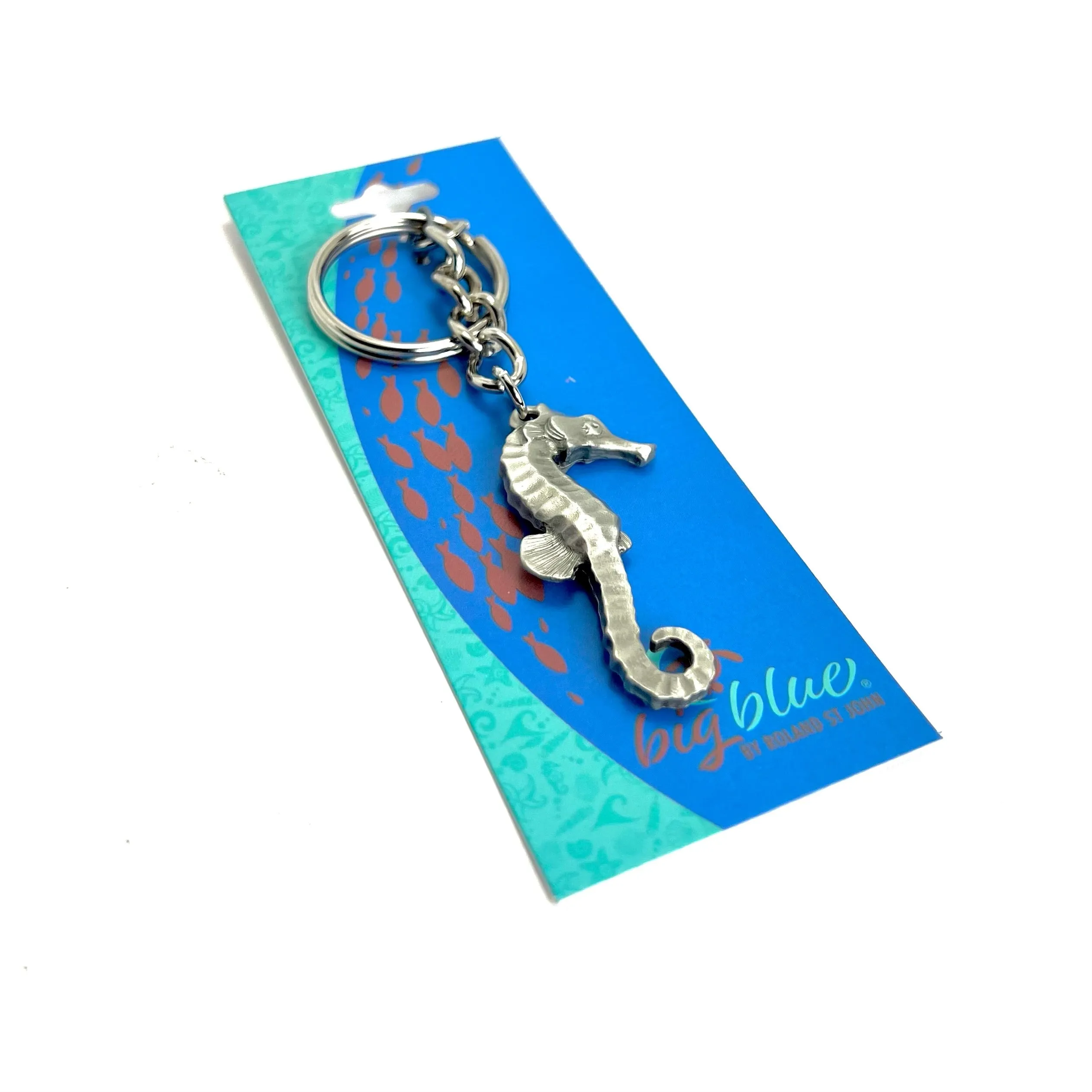 Seahorse Keychain for Women and Men- Seahorse Gifts for Women, Seahorse Key Ring, Seahorse Charm, Gifts for Ocean Lovers, Sea Life Keychain