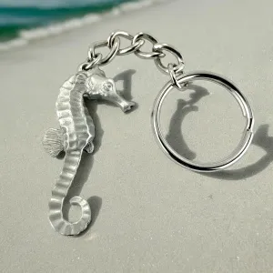 Seahorse Keychain for Women and Men- Seahorse Gifts for Women, Seahorse Key Ring, Seahorse Charm, Gifts for Ocean Lovers, Sea Life Keychain