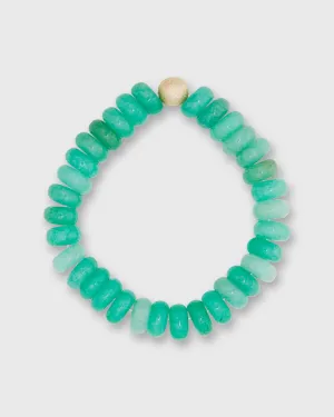 Semi Precious Beaded Bracelet in Green Aventurine