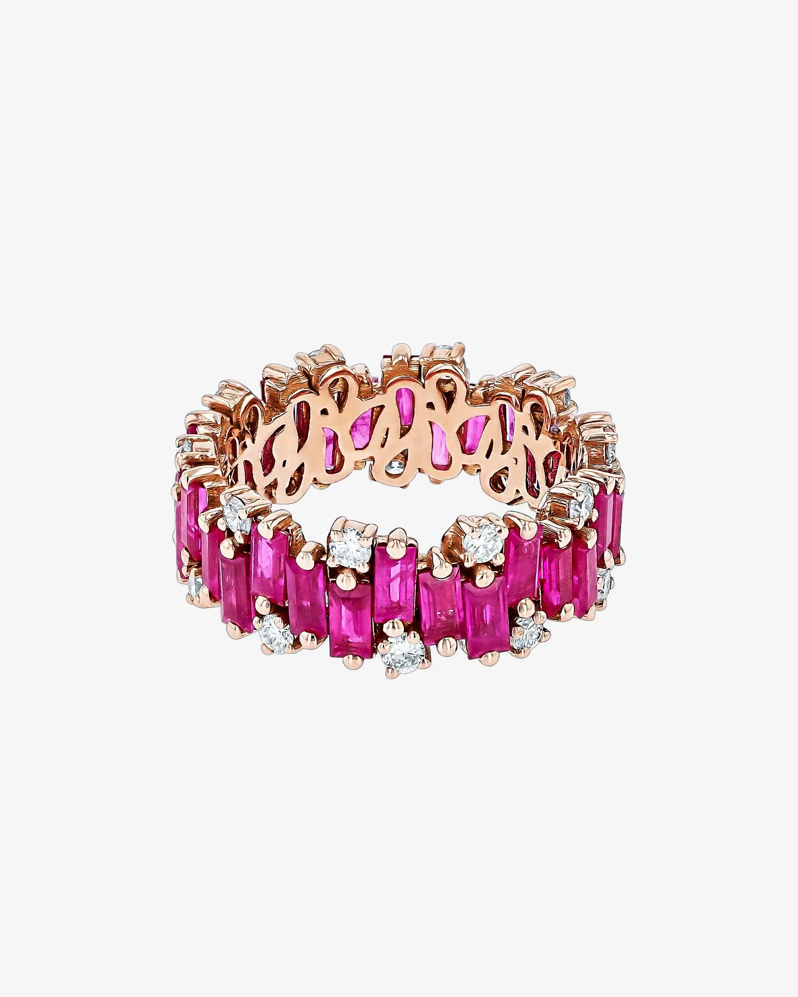 Shimmer Audrey Ruby Eternity Band