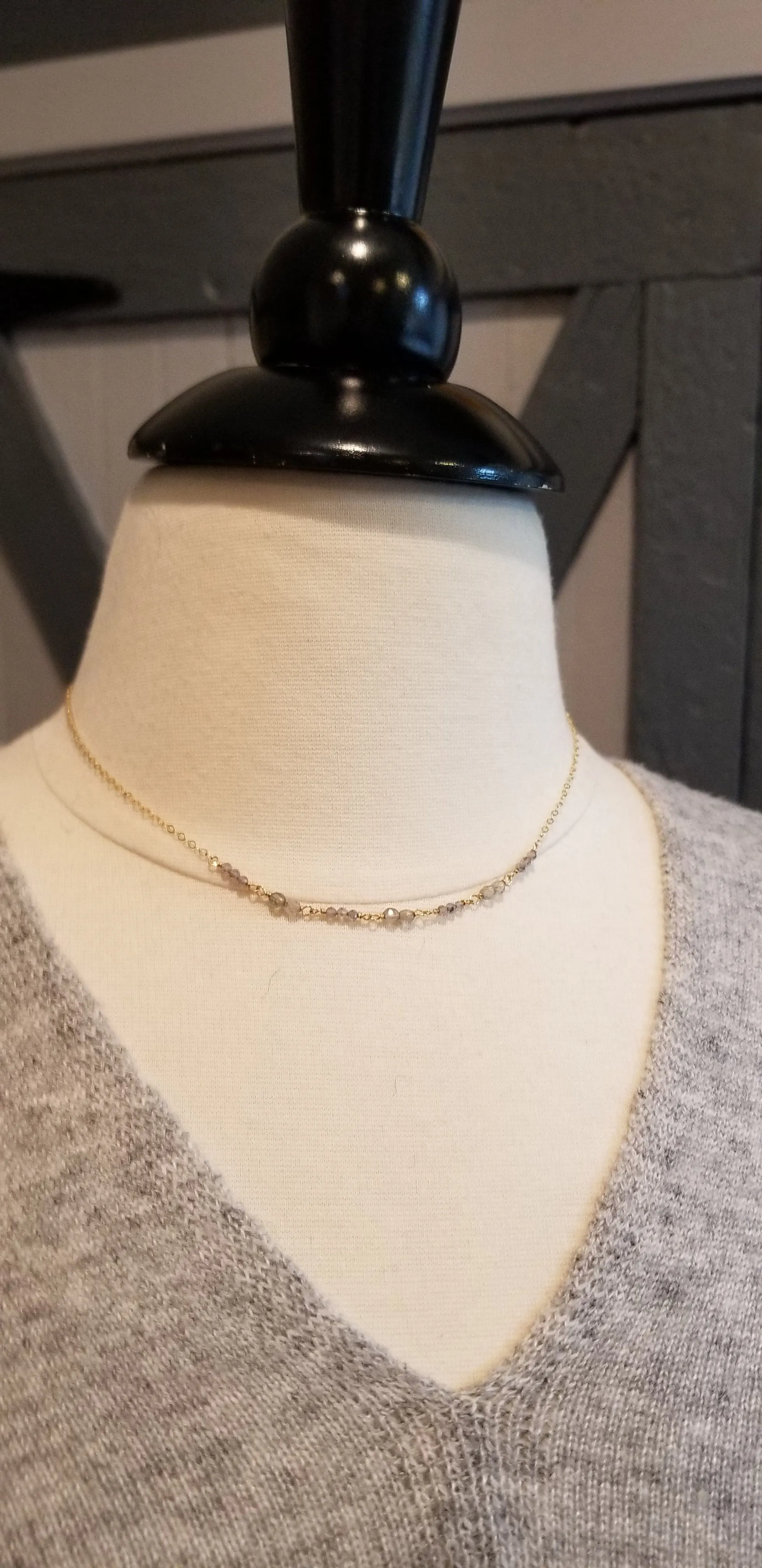 Short Labradorite Necklace