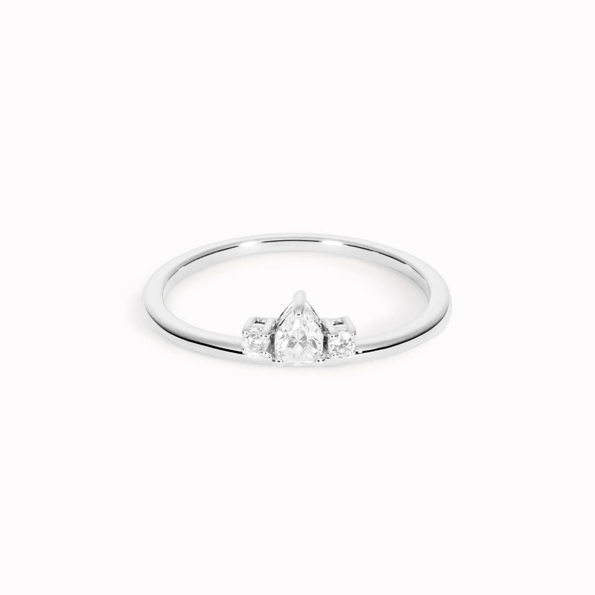 Silver Crown Ring - Elli