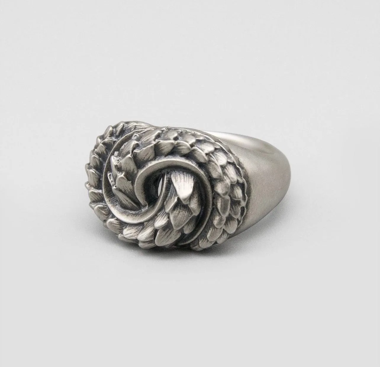 Silver Dragon Tail Ring