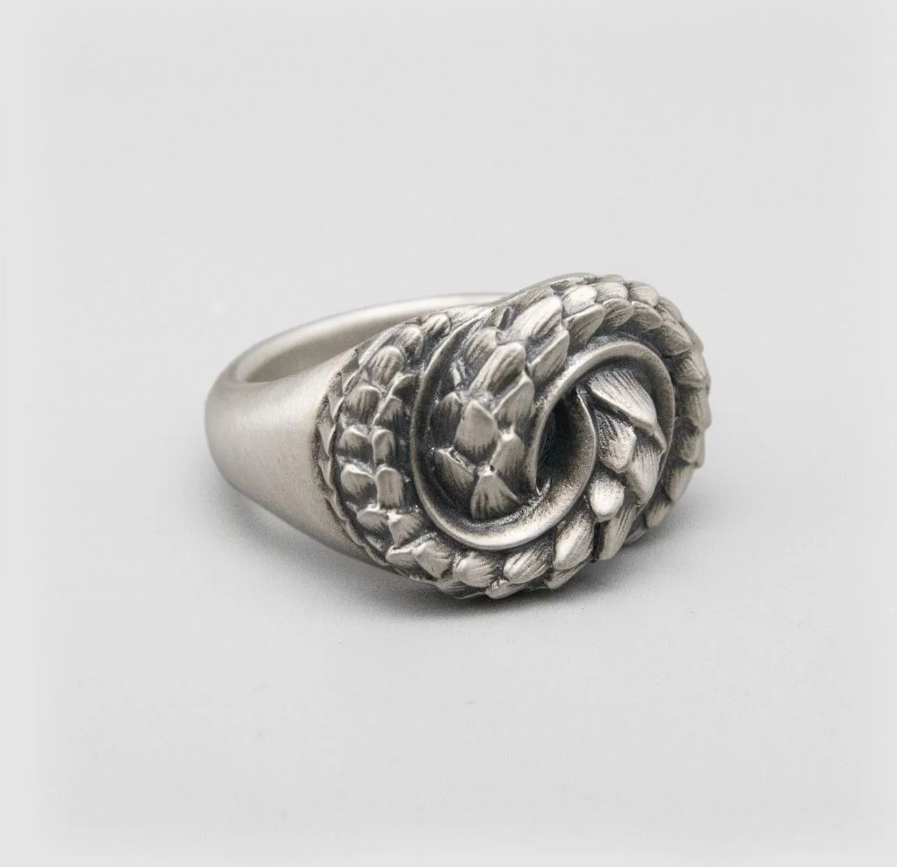 Silver Dragon Tail Ring