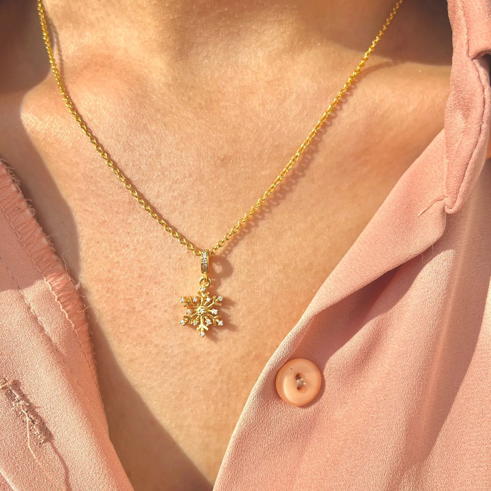 Snowflake Silver Necklace - From Purl