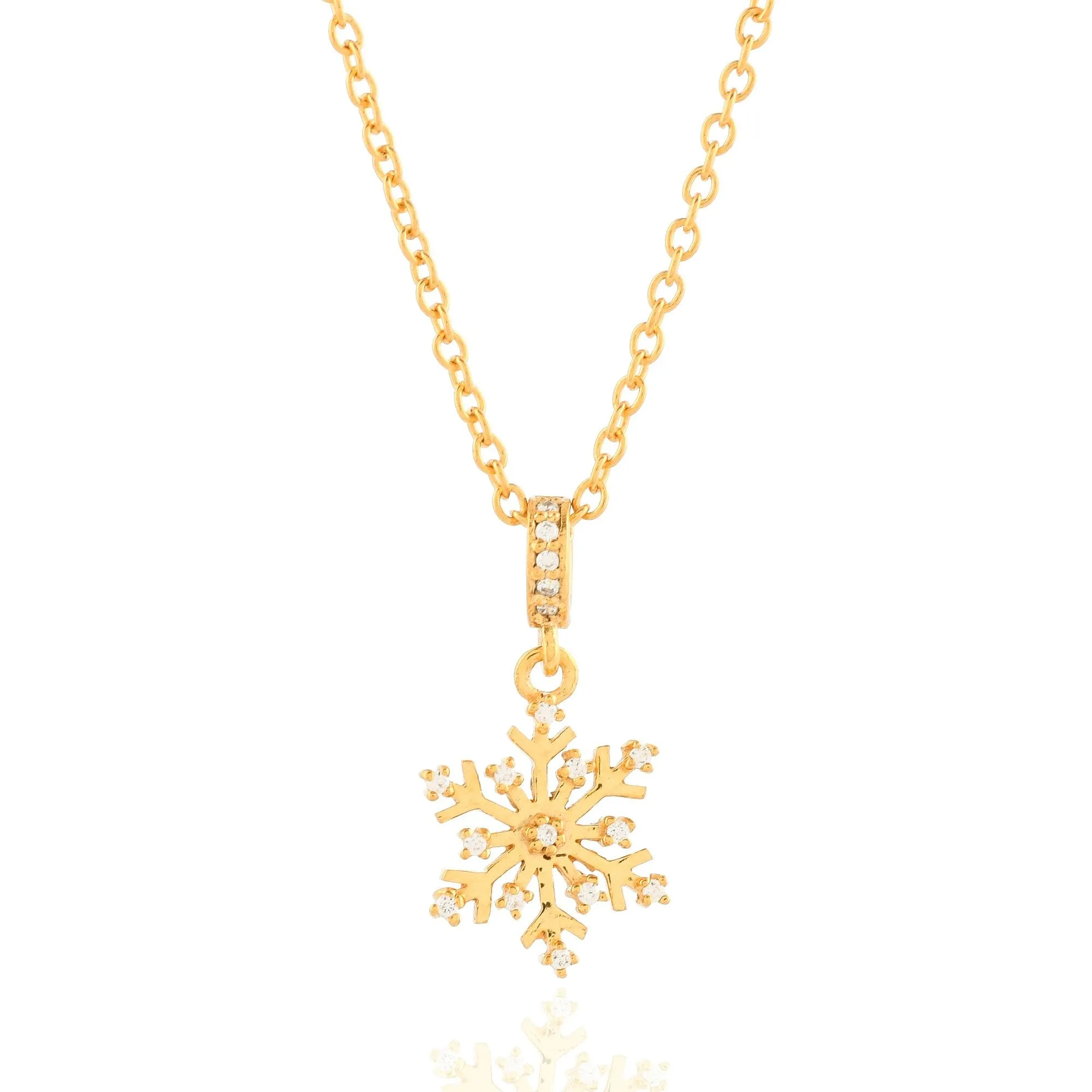 Snowflake Silver Necklace - From Purl