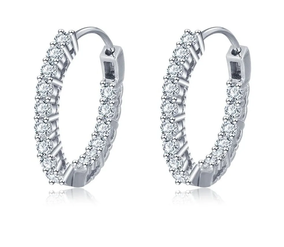 Sparkling CZ earrings