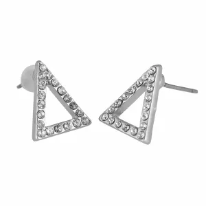 Sparkling Pyramid Earring