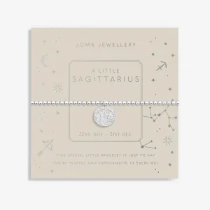 Star Sign A Little 'Sagittarius' Bracelet In Silver Plating