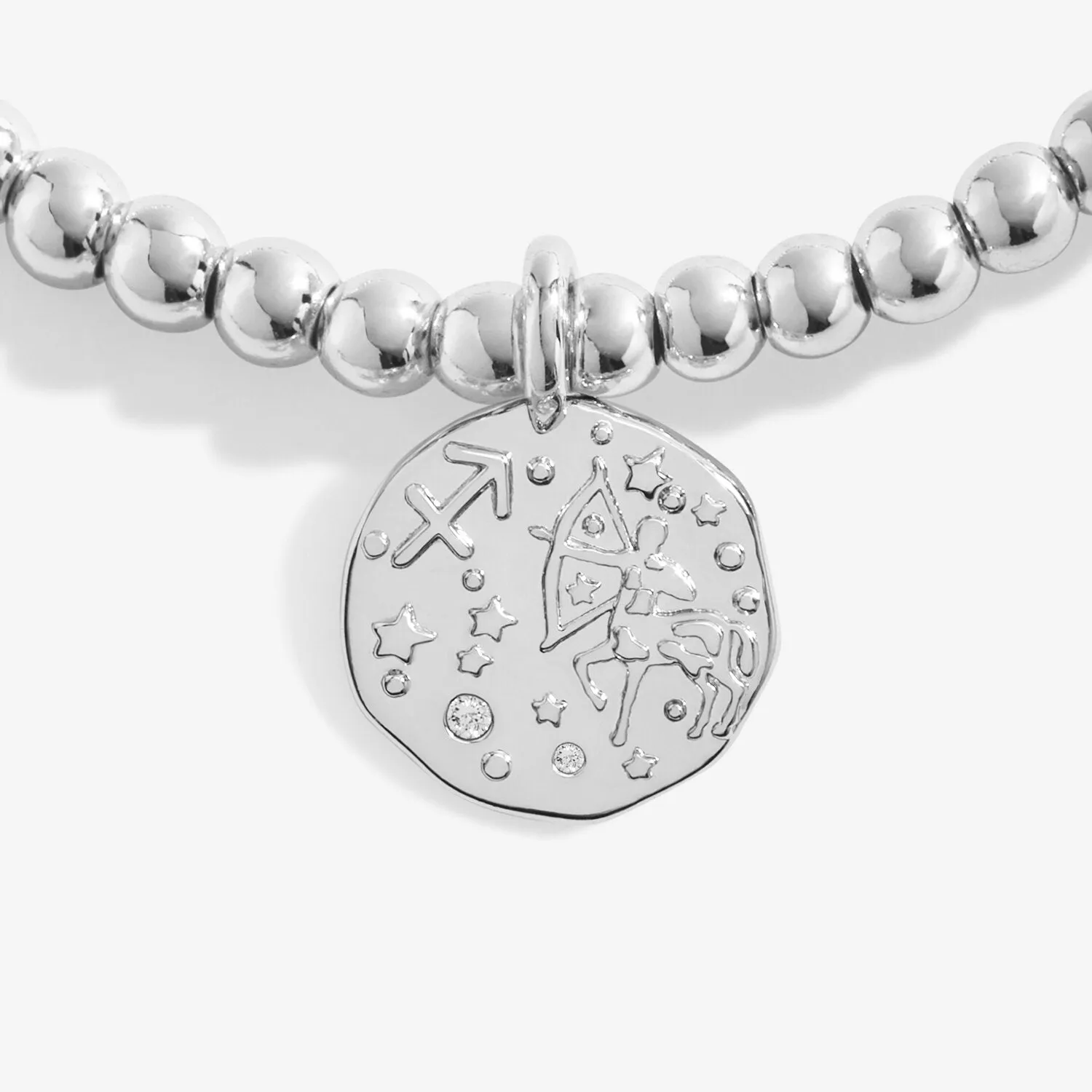 Star Sign A Little 'Sagittarius' Bracelet In Silver Plating