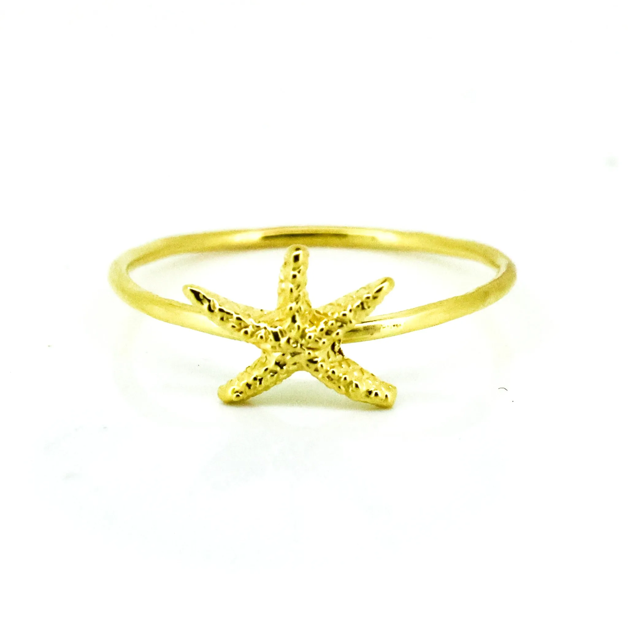 Starfish Ring Gold