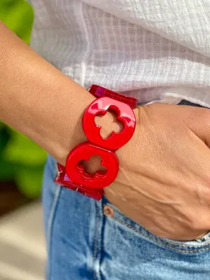 Sugar Pop Quatrefoil Bracelet