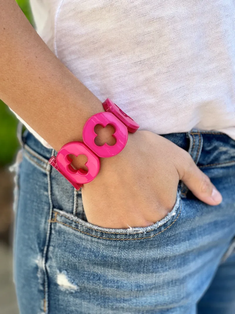 Sugar Pop Quatrefoil Bracelet