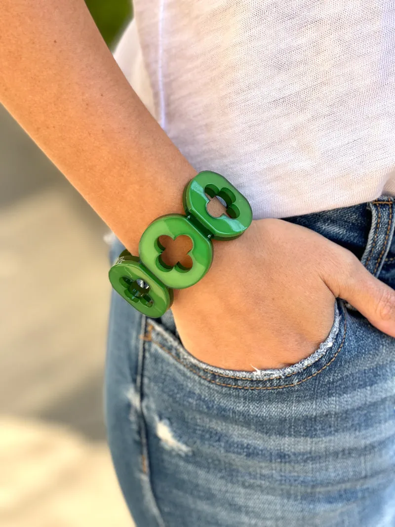 Sugar Pop Quatrefoil Bracelet