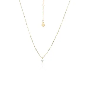 Superfine / Mini Pearl / Necklace / Pearl   Gold