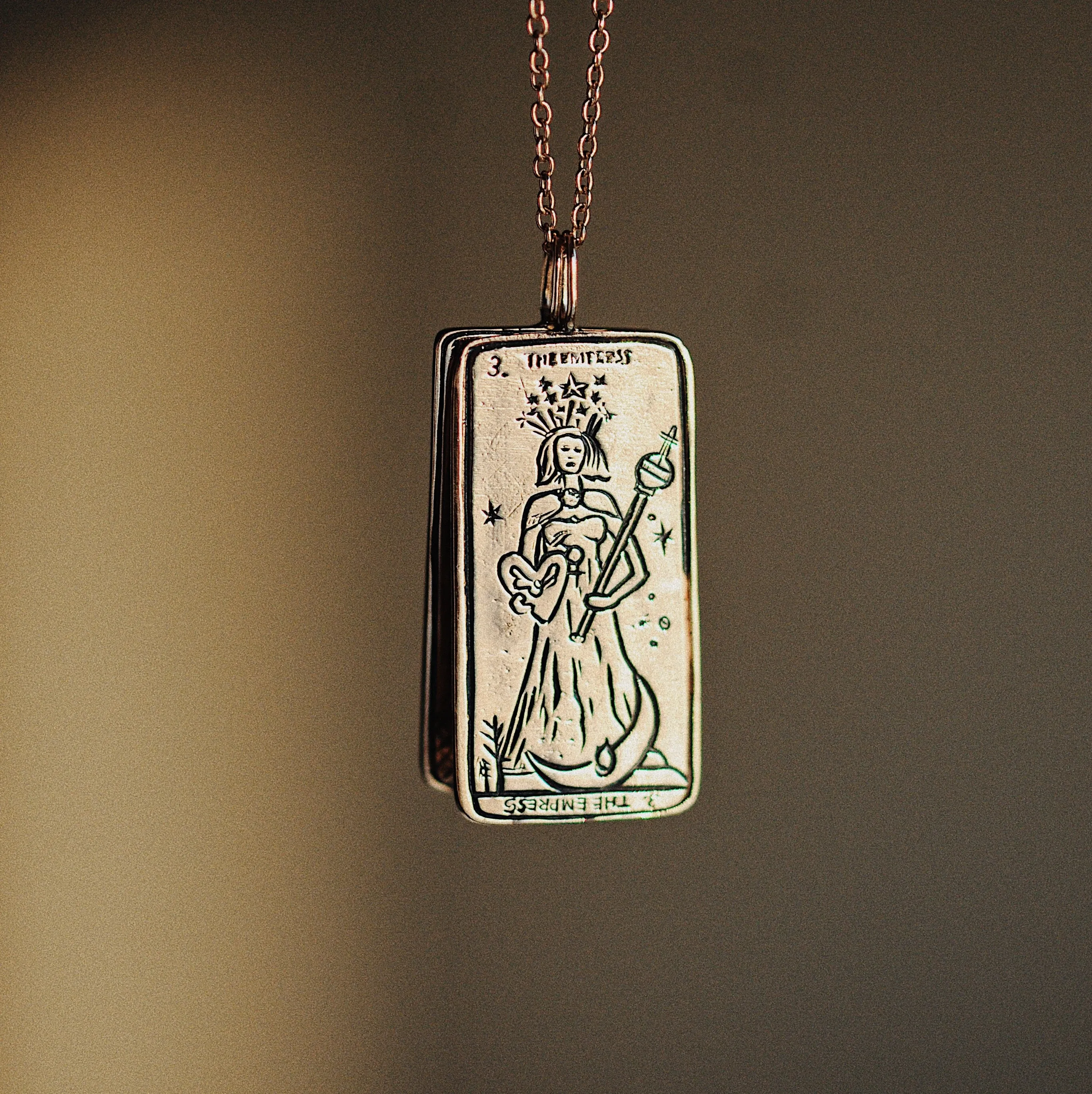 The Empress Tarot Card Necklace