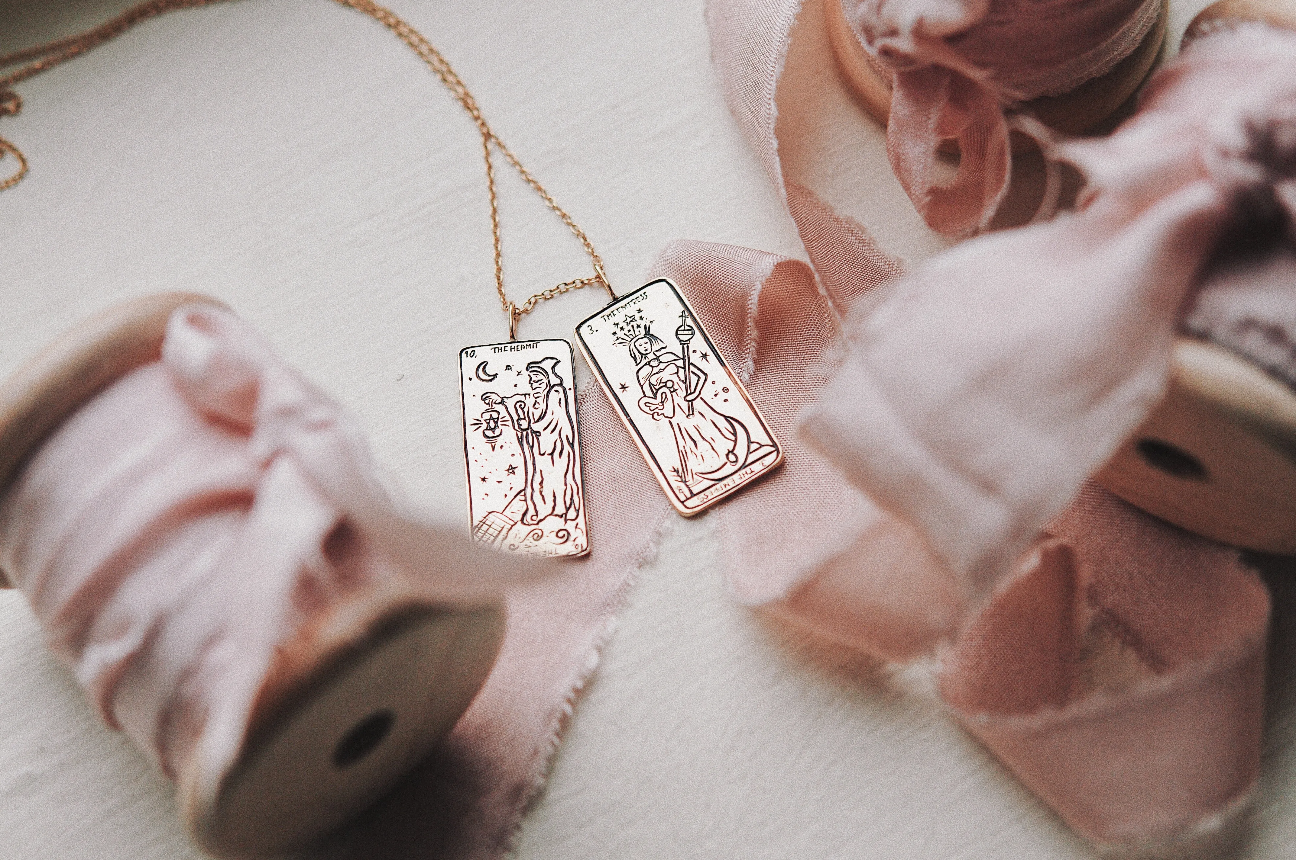 The Empress Tarot Card Necklace