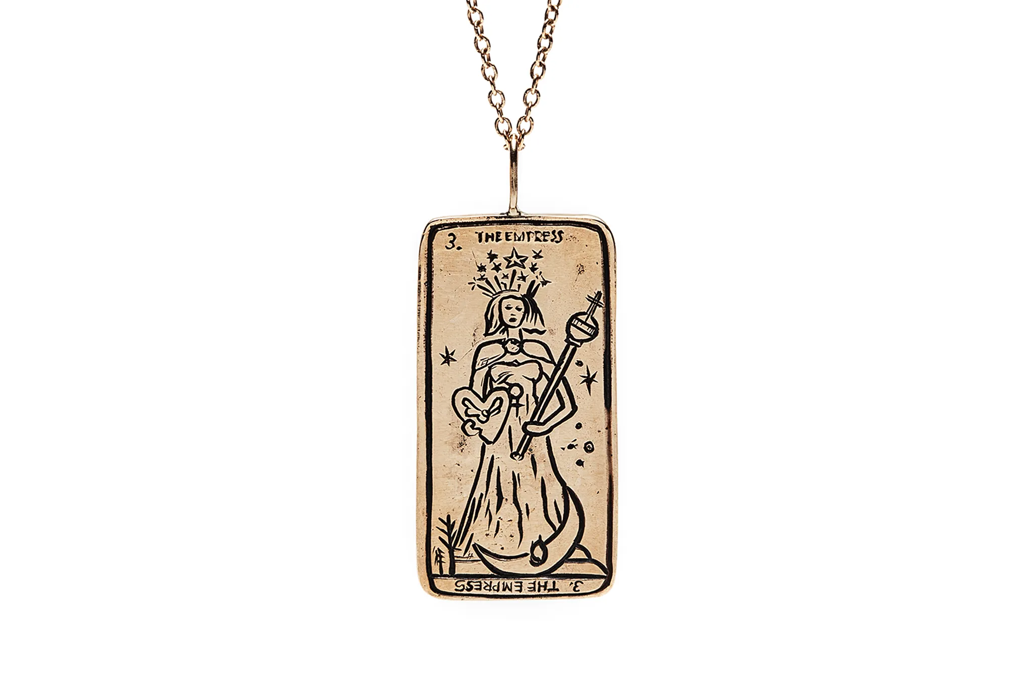 The Empress Tarot Card Necklace