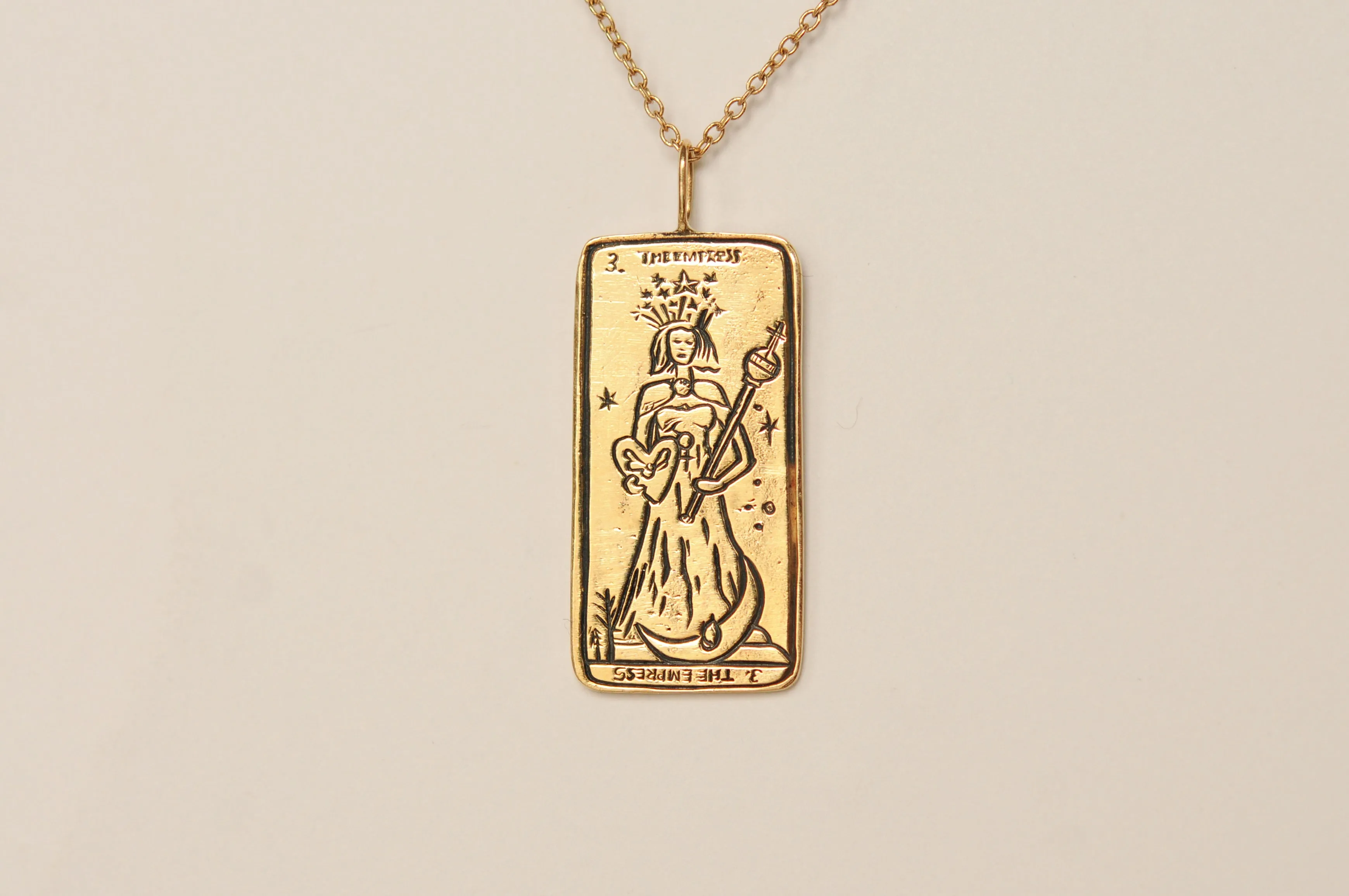 The Empress Tarot Card Necklace