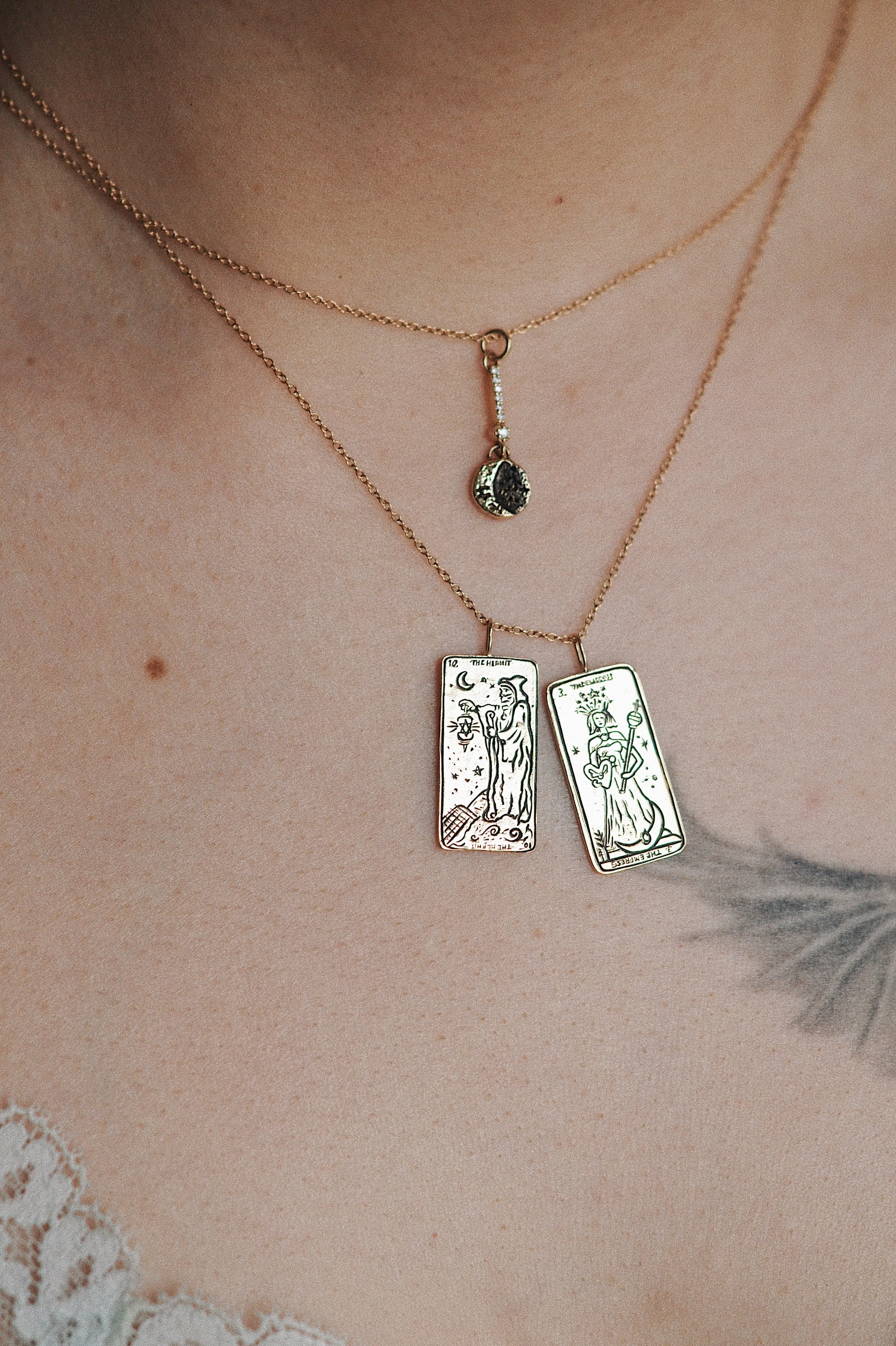 The Empress Tarot Card Necklace