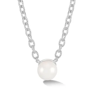 Timeless 14mm White Freshwater Pearl Necklace