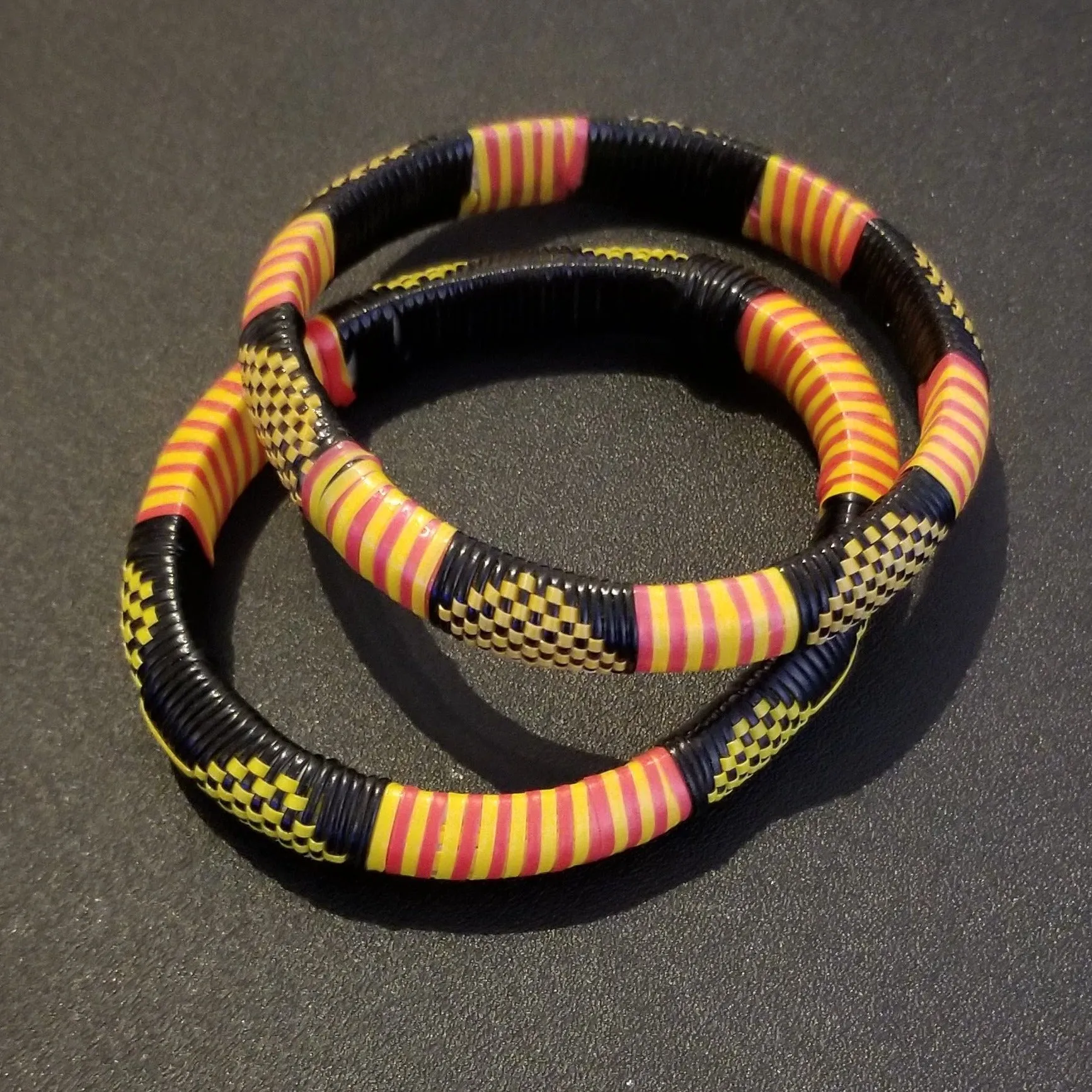 Tuareg Recycled Plastic Bracelet Sets - Adult