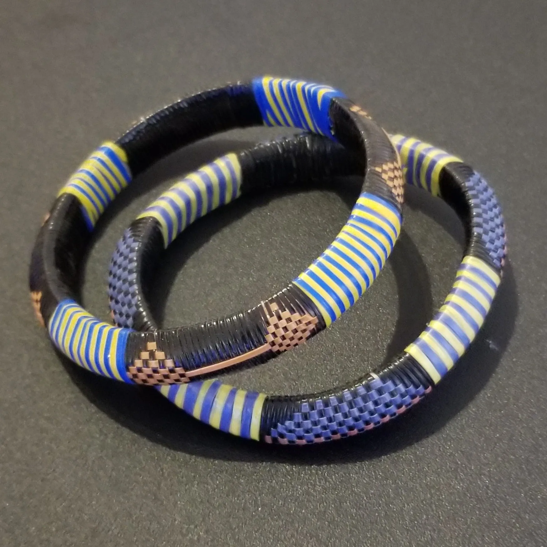 Tuareg Recycled Plastic Bracelet Sets - Adult