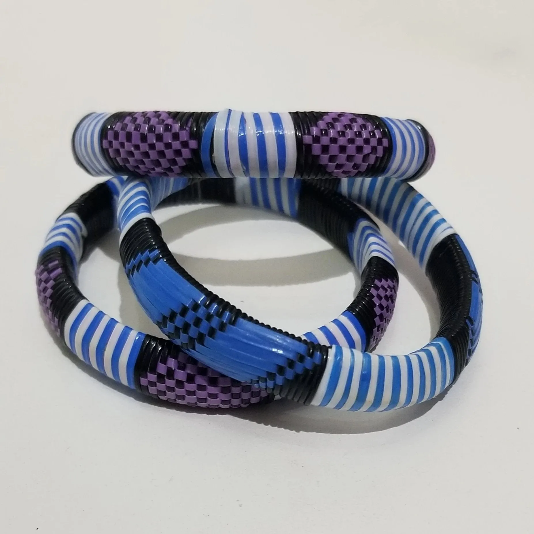 Tuareg Recycled Plastic Bracelet Sets - Adult