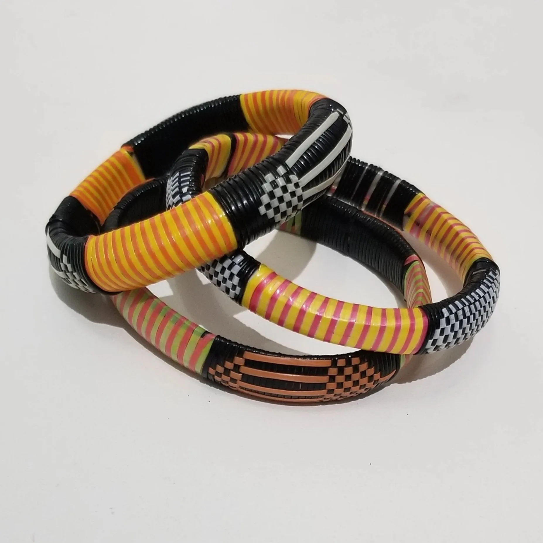 Tuareg Recycled Plastic Bracelet Sets - Adult