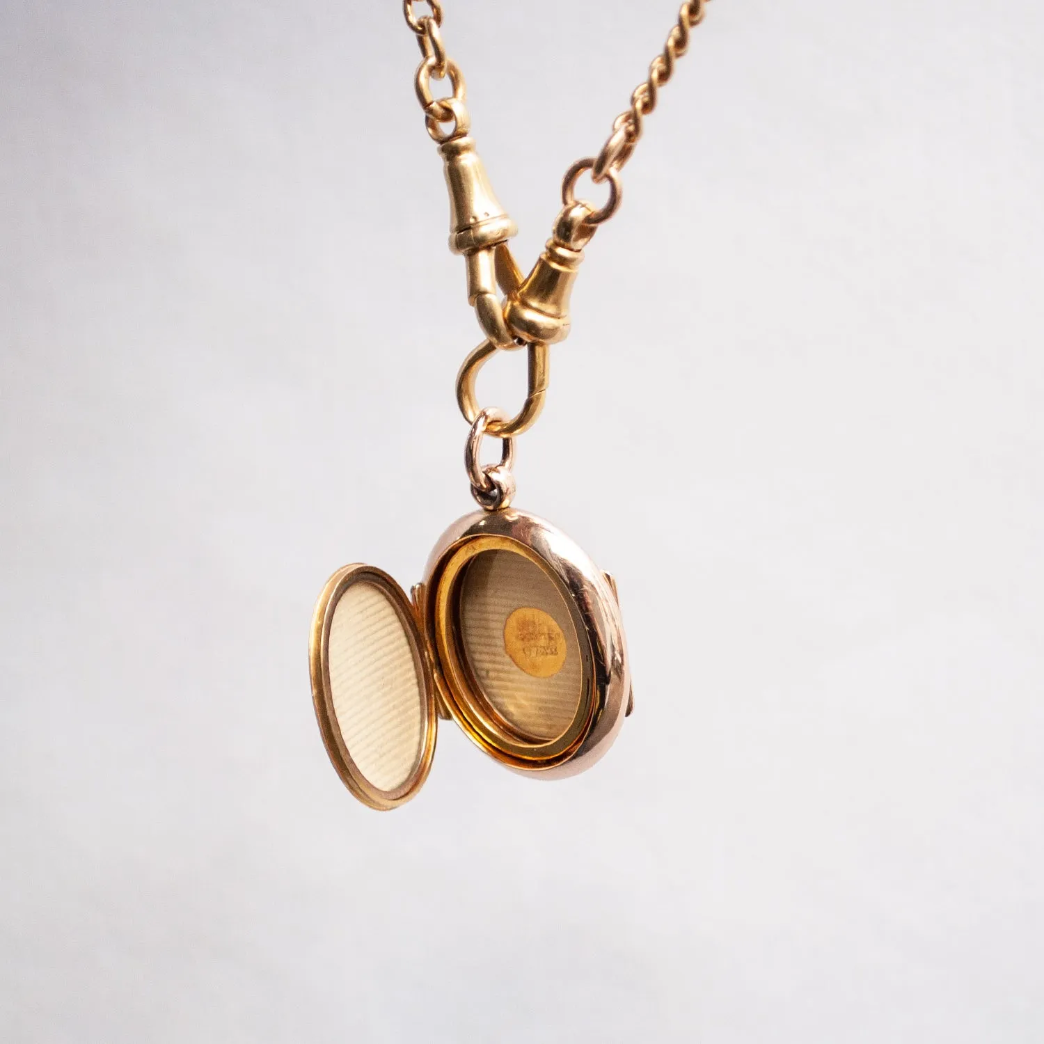 Vintage Gold Double Locket