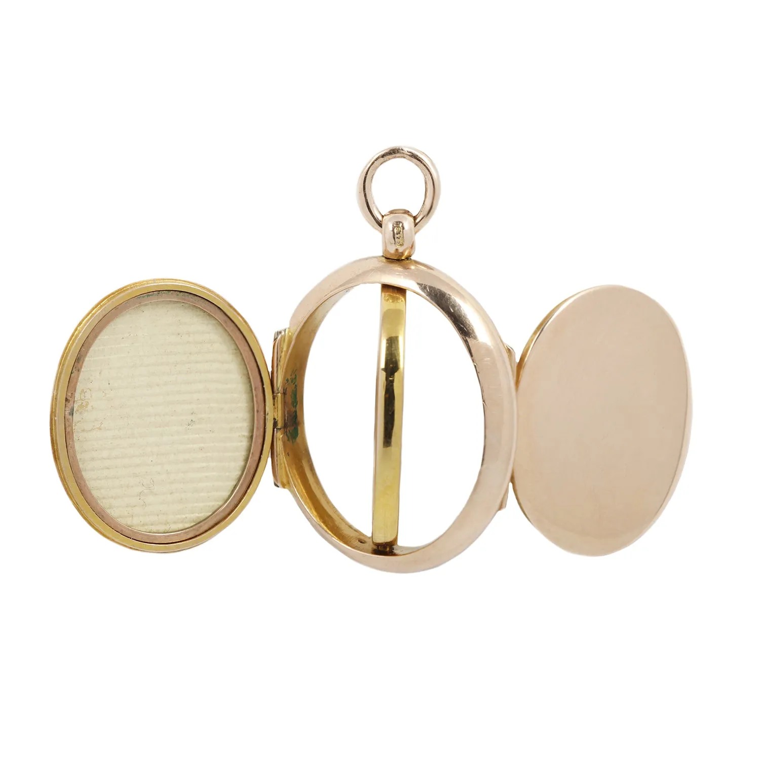 Vintage Gold Double Locket