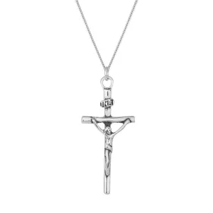 Vintage Silver Cross Necklace