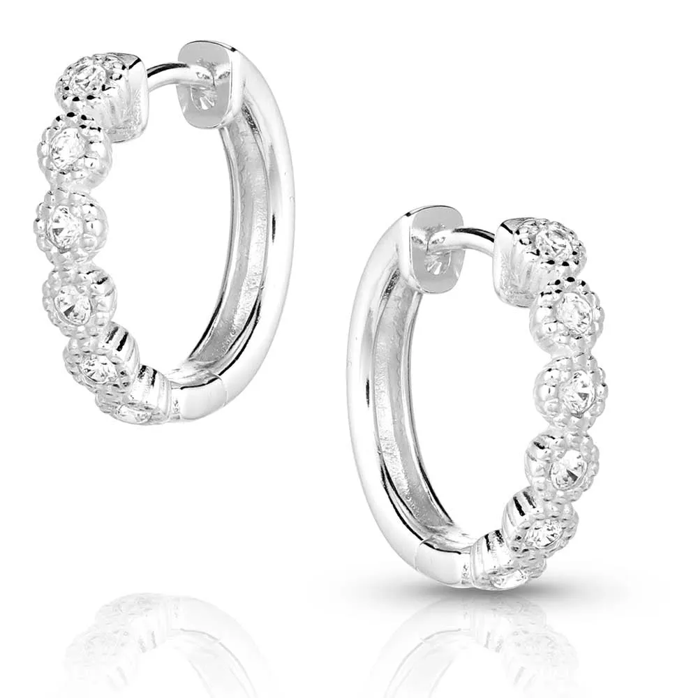 Western Wonderland Crystal Hoop Earrings