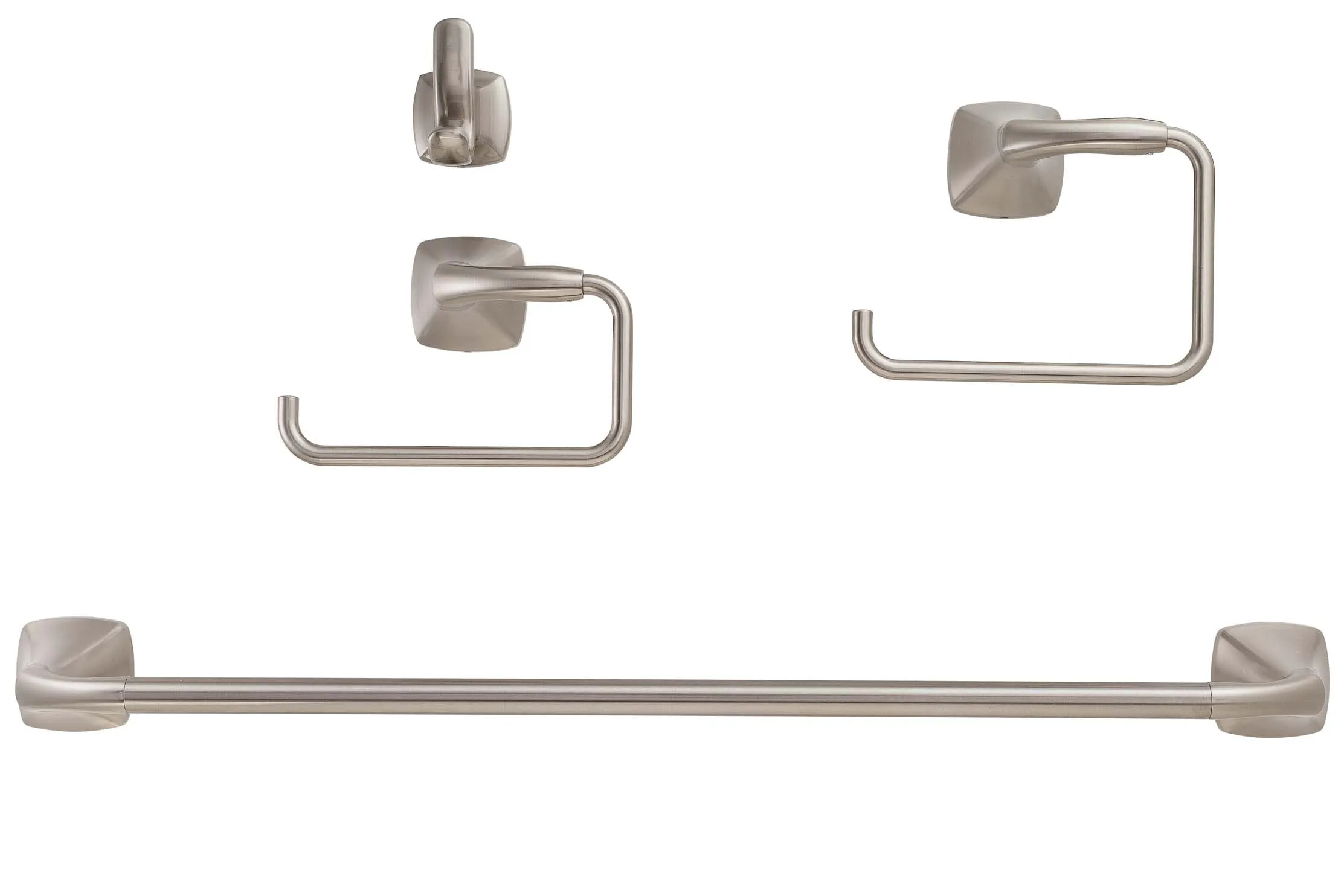 Wynwood Satin Nickel Bathroom Hardware Set