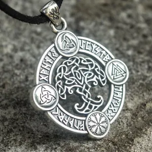 Yggdrasil Amulet - Sterling Silver or Gold